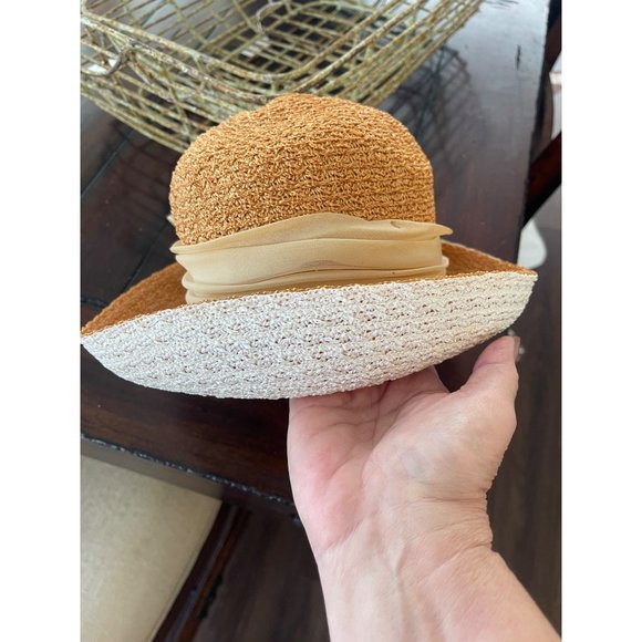Vintage Yves Saint Laurent Straw Summer Ladies Hat
